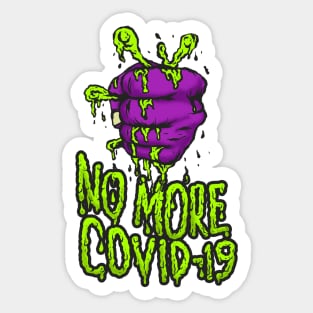 no more covid19 Sticker